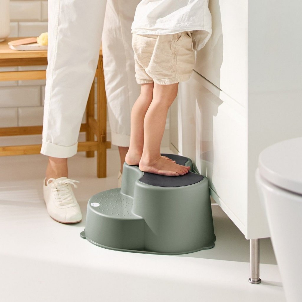 Rotho Tilo Opstapje 37.5X37X18.4 Cm Sage Green