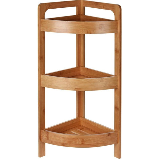 Excellent Houseware Badkamerrek 3 Etages 61X23 Cm Bamboe